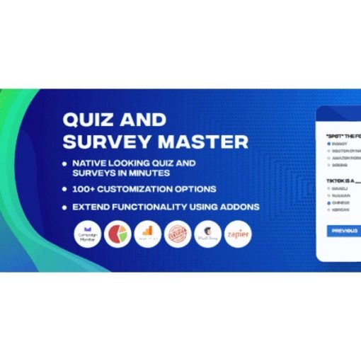 Quiz Survey Master (+Addons) – Quiz Survey Maker