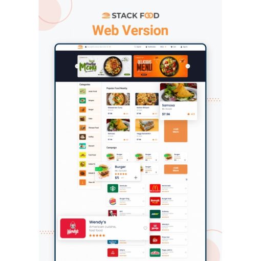 StackFood Multi Restaurant – Food Delivery App with Laravel Admin and Restaurant Panel (Bundle) - Image 2
