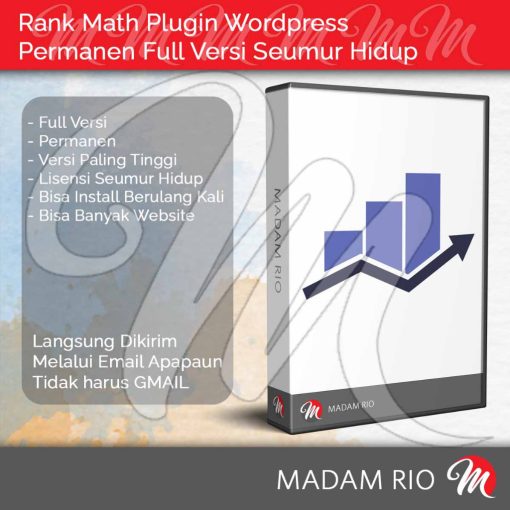 RANKMATH SEO Wordpress Plugin Rank Math SEO untuk Search Engine Optimization Terbaik Lifetime