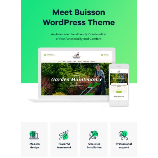 Buisson | Gardening & Landscaping WordPress Theme - Image 2