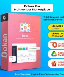 Dokan Pro Premium VIP Plugin Wordpress Multivendor Marketplace Unlimited Domain