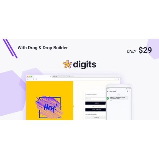 Digits : WordPress Mobile Phone Number OTP Signup and Login Form (Bundle Addons)