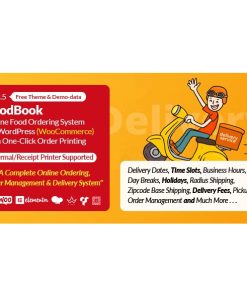 FoodBook | Online Food Ordering & Delivery System for WordPress with One-Click Order Printing (Bundle Addons)