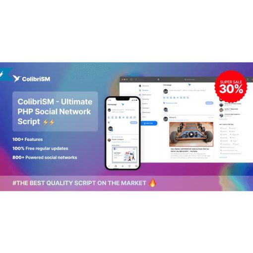 ColibriSM – The Ultimate Social Network PHP Script