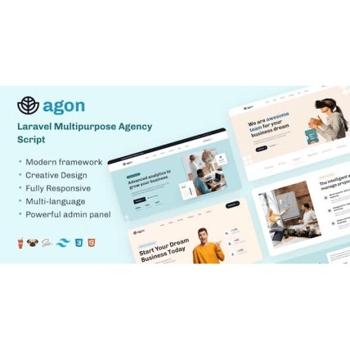 Agon – Laravel Multipurpose Agency Script