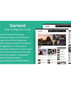 Varient – News & Magazine Script PHP