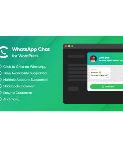 WhatsApp Chat  – WordPress Chat Plugin - Wordpress Plugin