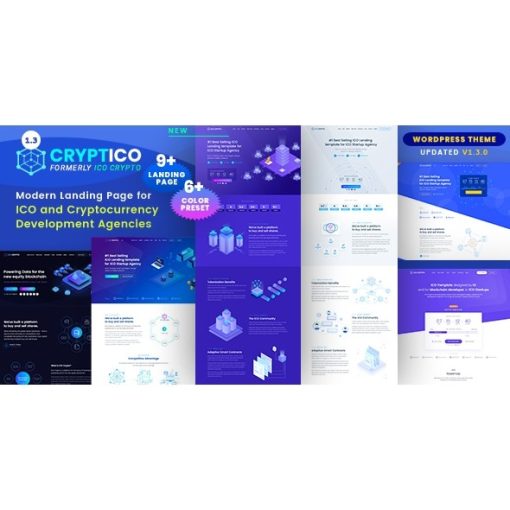 Cryptico– ICO Cryptocurrency Theme