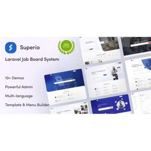 Superio – Laravel Job Board System