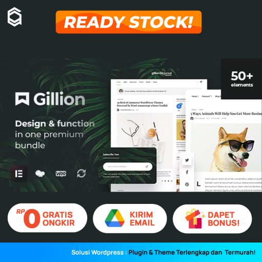 Gillion Wordpress Theme Multi-Concept Blog Magazine & Shop WordPress AMP Theme