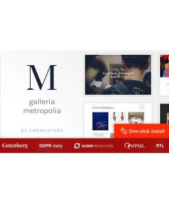 Galleria Metropolia – Art Museum & Exhibition Gallery Theme