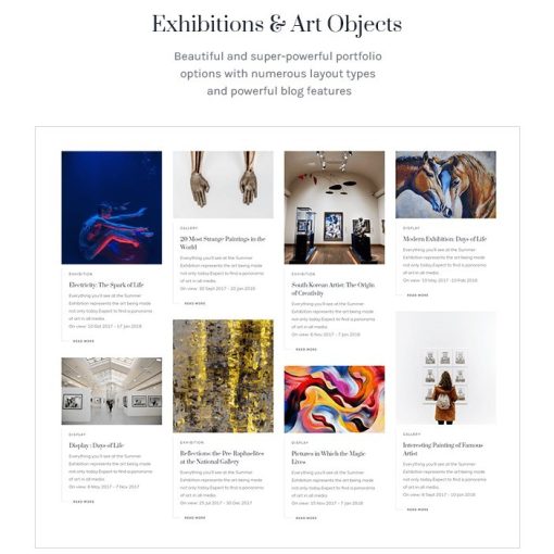 Galleria Metropolia – Art Museum & Exhibition Gallery Theme - Image 2