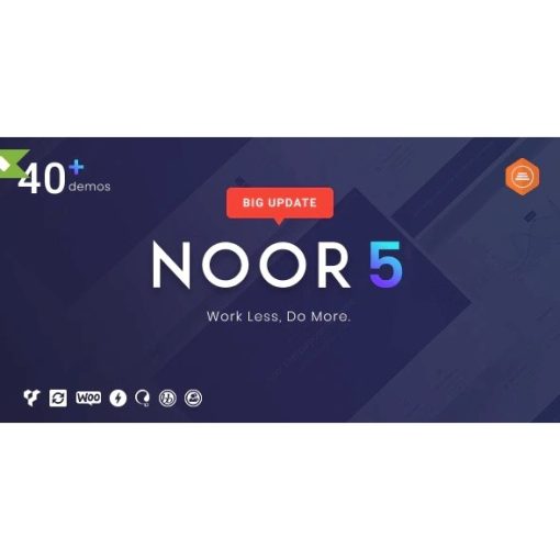 Noor – Minimal Multi-Purpose WordPress Theme, AMP & RTL