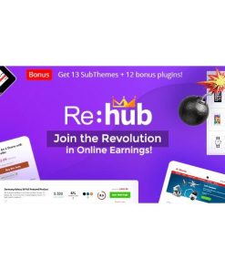 REHub – Multi Vendor Marketplace, Affiliate Marketing Wordpress Theme ( Lisensi Ori )