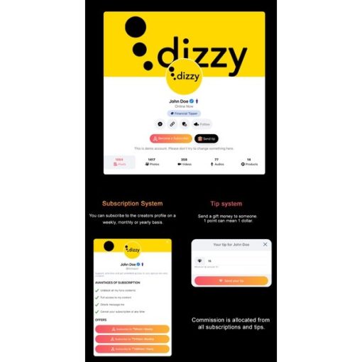 dizzy – Support Creators Content Script - Image 8
