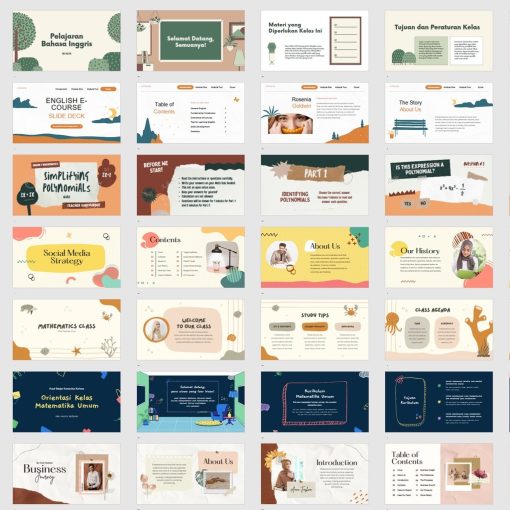 300+ Aesthetic Template Powerpoint PPT Presentasi Estetik Kekinian Terbaru - Image 5