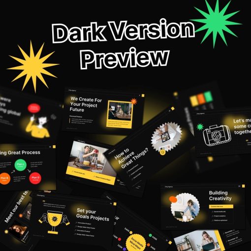 Pop Agency Creative Business PowerPoint Template - Image 4