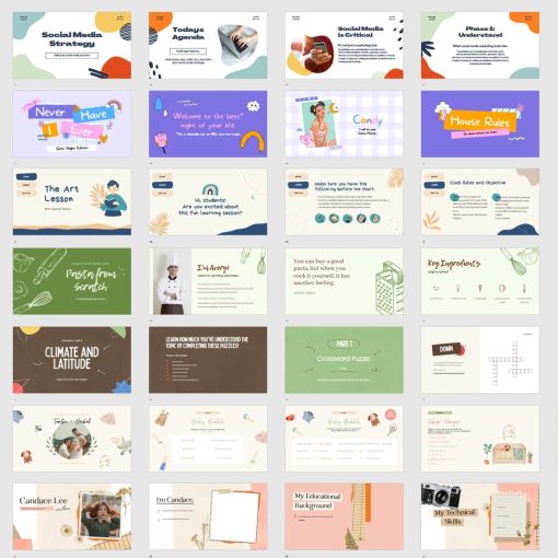 300+ Aesthetic Template Powerpoint PPT Presentasi Estetik Kekinian Terbaru - Image 2
