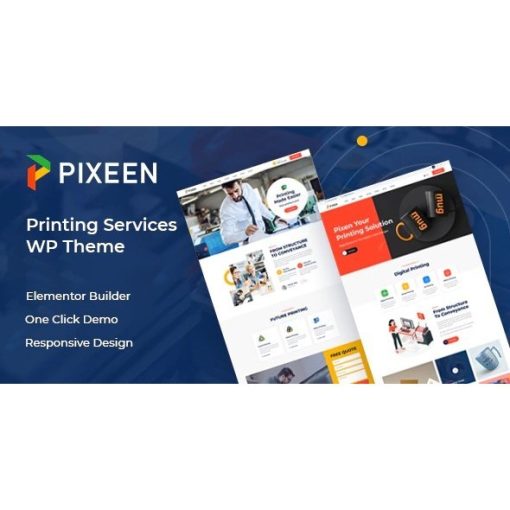 Pixeen  – Printing Services Company Theme