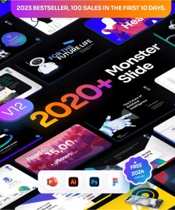 Monster Slides Premium PowerPoint Presentation Template