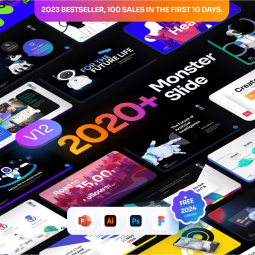 Monster Slides Premium PowerPoint Presentation Template