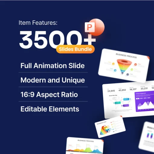 3500+ Slide Infographic PowerPoint Bundle Template - Image 2