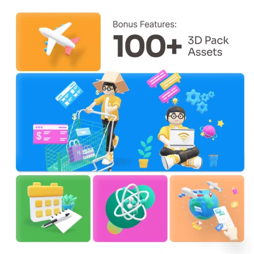 3D Premium PowerPoint Template Pack - Image 4