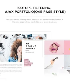 Alternative view of Andier – Responsive One & Multi Page Portfolio Theme