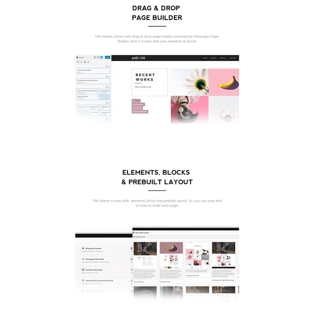 Andier – Responsive One & Multi Page Portfolio Theme - Image 3