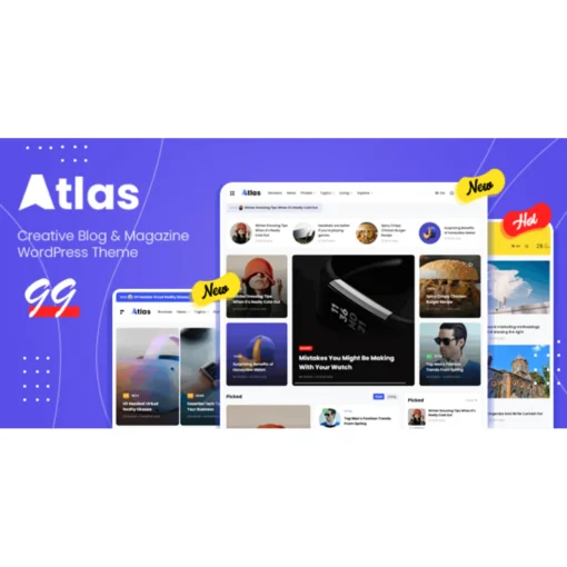 Atlas - Creative Blog & News WordPress Theme