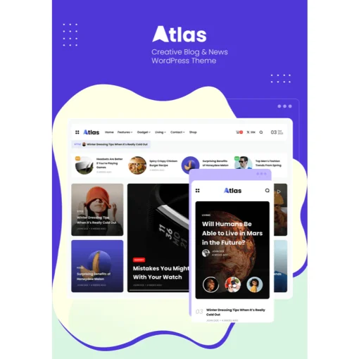 Atlas - Creative Blog & News WordPress Theme - Image 4