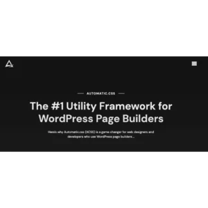 Automatic.css The #1 Utility Framework for WordPress Page Builders