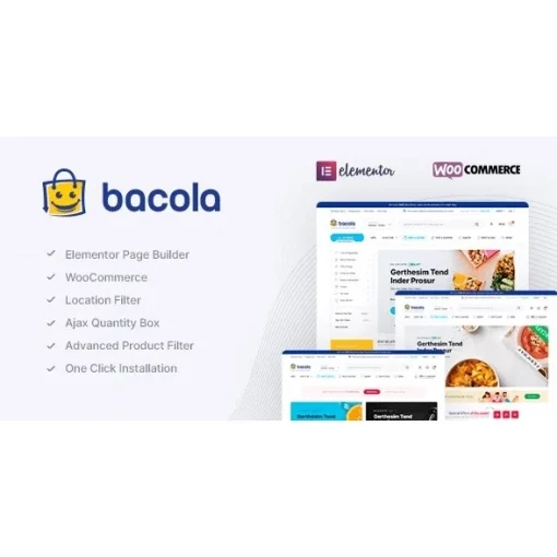 Bacola – Grocery Store and Food eCommerce Theme