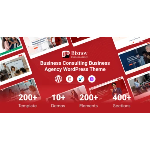 Biznov - Business Consulting WordPress Theme
