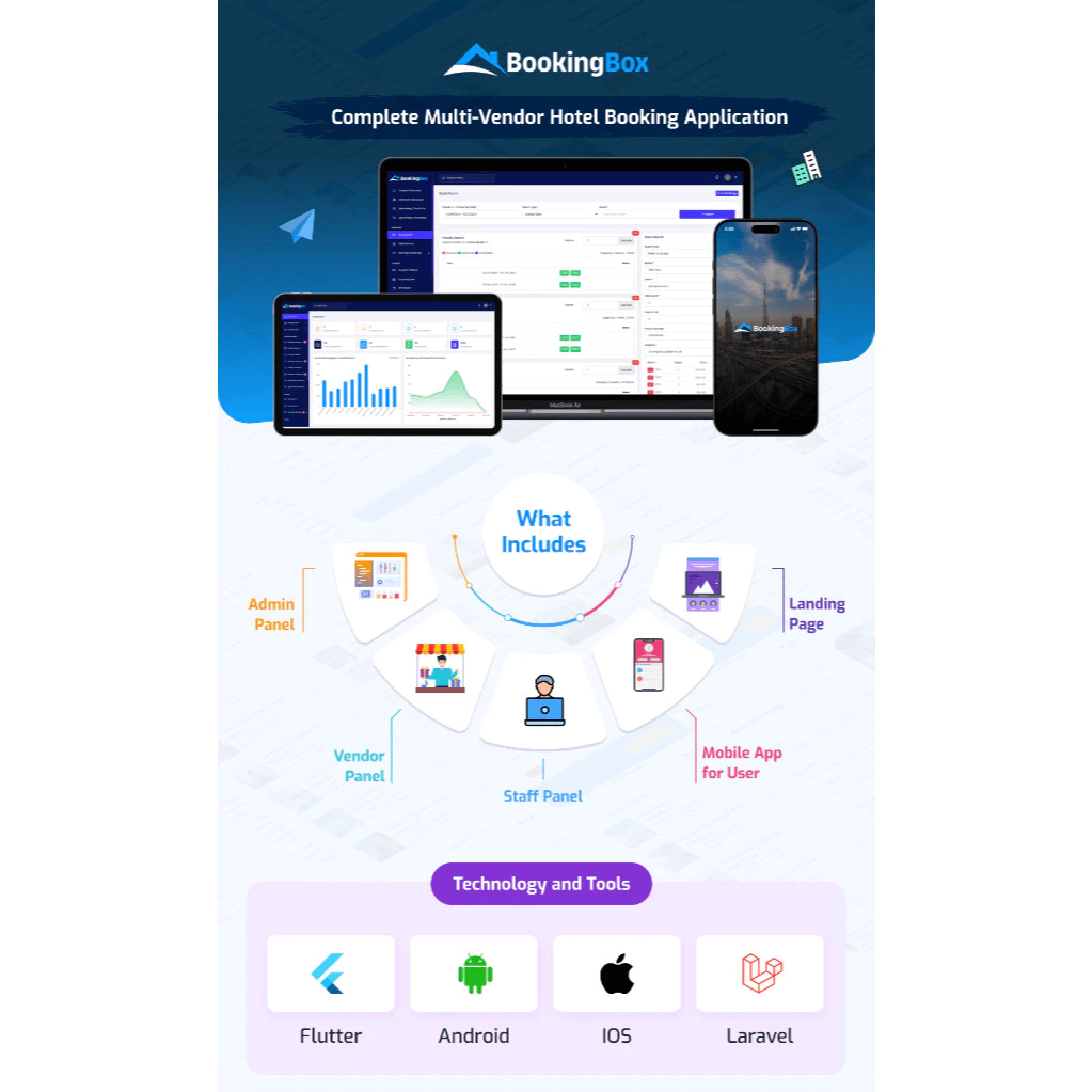 BookingBox – Complete MultiVendor Hotel Booking Application SAAS - Image 2