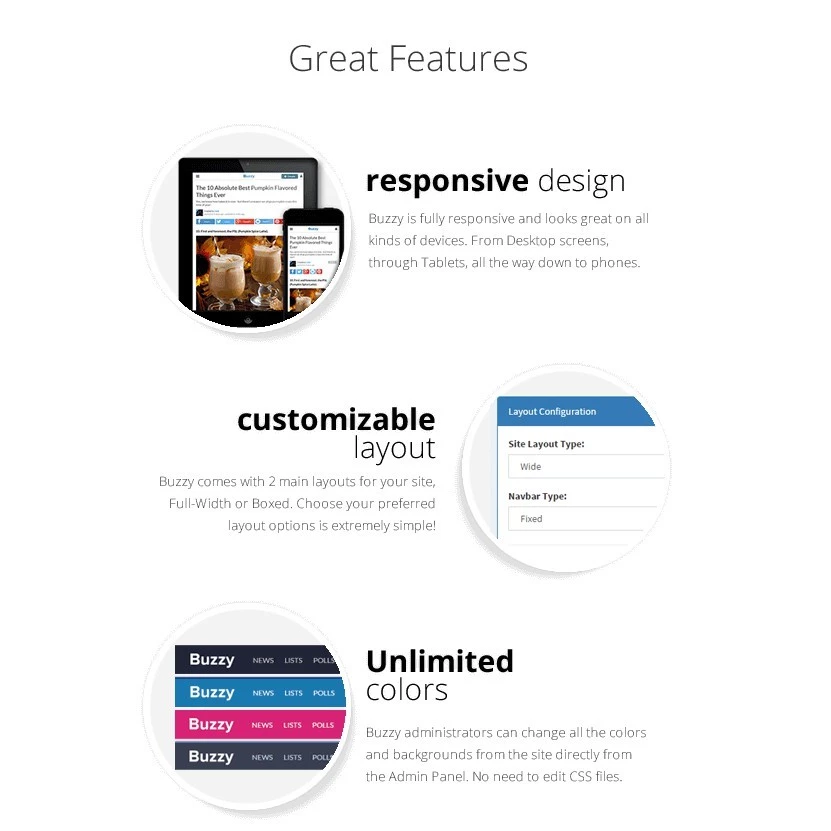 Buzzy – News, Viral Lists, Polls and Videos (Bundle Addons) - Image 3