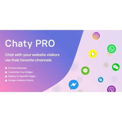 Chaty Pro – Floating Chat Widget - Plugin Wordpress