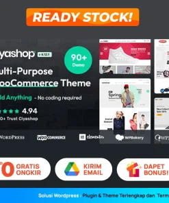 CiyaShop WordPress Theme Responsive Multi-Purpose WooCommerce Lifetime
