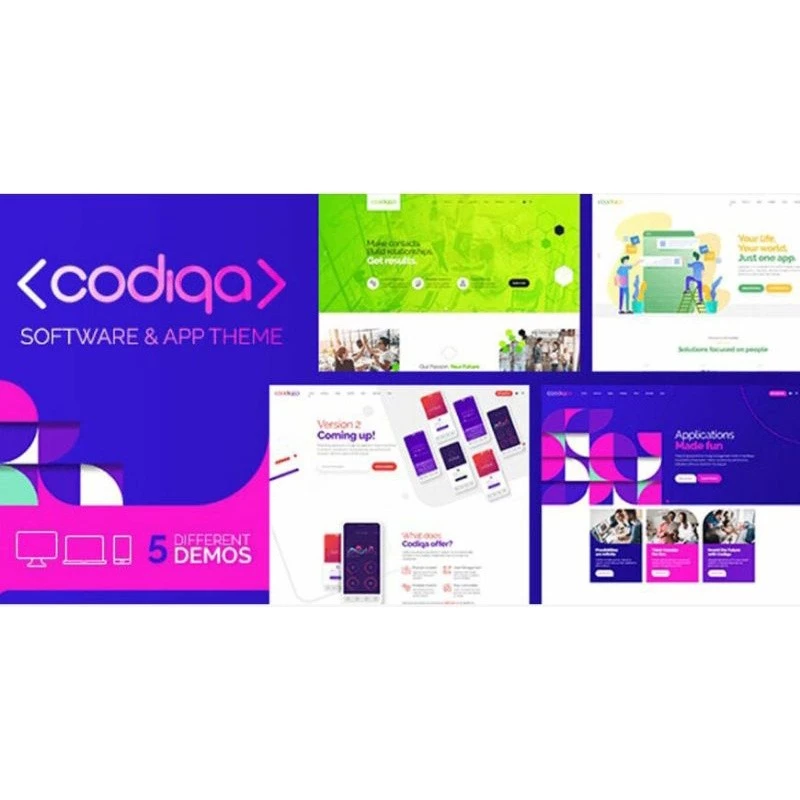 Codiqa – Software App Digital Theme - Wordpress Theme - Image 2