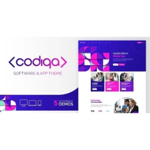 Codiqa – Software App Digital Theme - Wordpress Theme