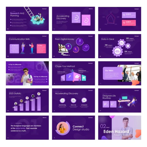 Connect Creative Agency Powerpoint Presentation Template Full Animasi - Image 9