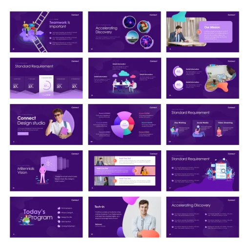 Connect Creative Agency Powerpoint Presentation Template Full Animasi - Image 4