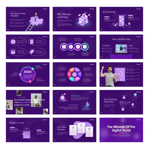 Connect Creative Agency Powerpoint Presentation Template Full Animasi - Image 5