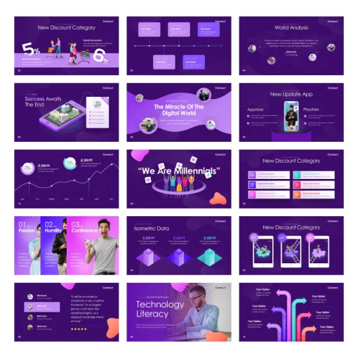 Connect Creative Agency Powerpoint Presentation Template Full Animasi - Image 6