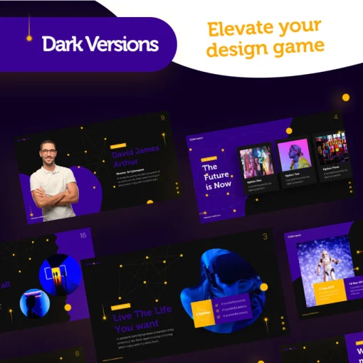 Cyberspace Morph Premium PowerPoint Template - Image 3
