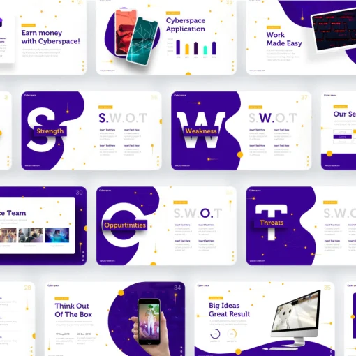 Cyberspace Morph Premium PowerPoint Template - Image 6