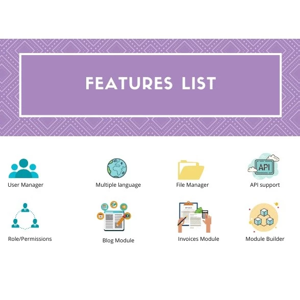 Dashboard Builder – CRUD,Users,Roles,Permission,Files Manager,Invoices - Image 2