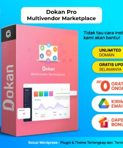 Dokan Pro Premium VIP Plugin Wordpress Multivendor Marketplace Unlimited Domain . 999