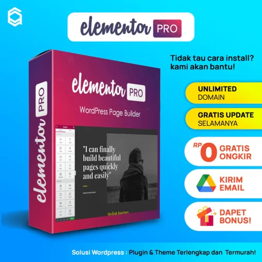 ELEMENTOR PRO + Elementor Core PLUGIN Wordpress Lifetime License GRATIS Update + BONUS