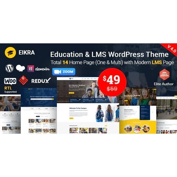 Eikra – Education WordPress Theme